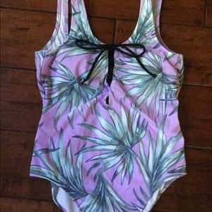 PINK lace up one piece 💕💕